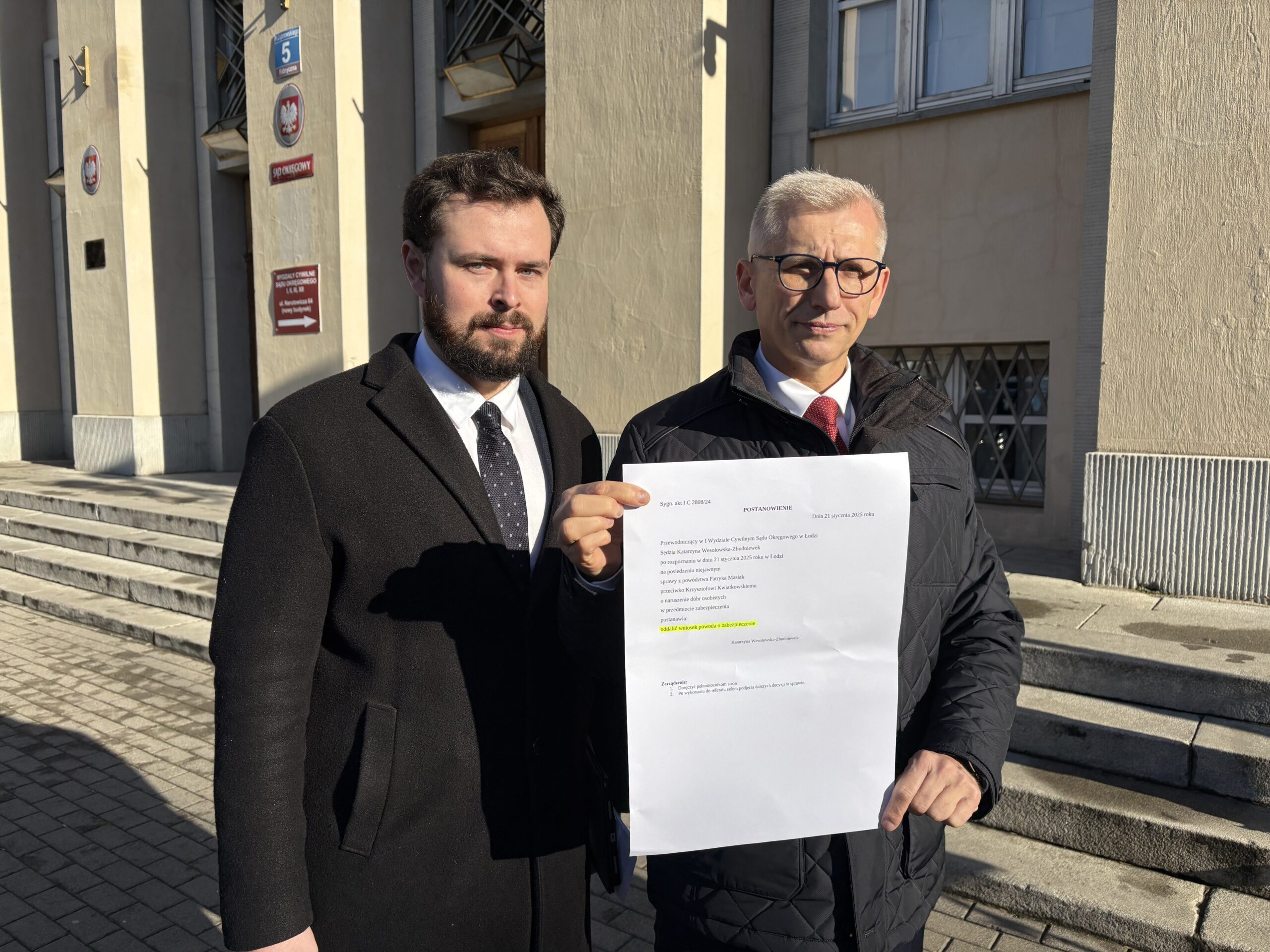 Spór senatora Kwiatkowskiego i Wielkiego Bu. Jest decyzja sądu