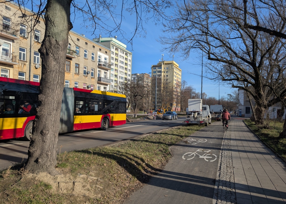 Wojska Polskiego bez tramwajów MPK Łódź. Kursuje komunikacja zastępcza