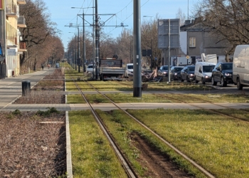 Wojska Polskiego bez tramwajów MPK Łódź. Kursuje komunikacja zastępcza