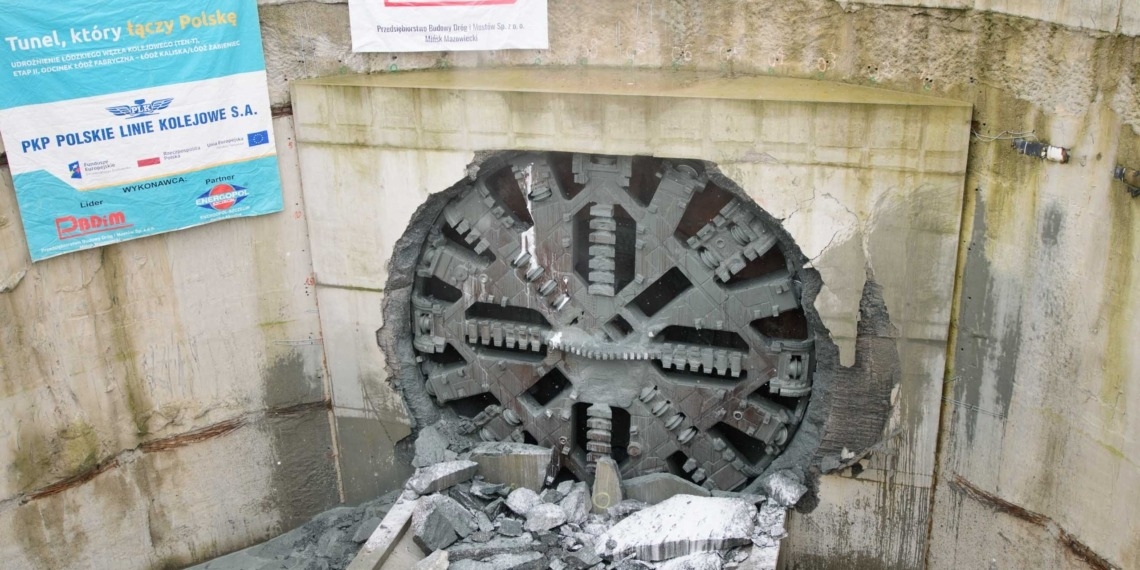 Tunel pod Łodzią. Dlaczego tarcza Katarzyna wciąż tkwi w miejscu? 1 tunel pod Łodzią