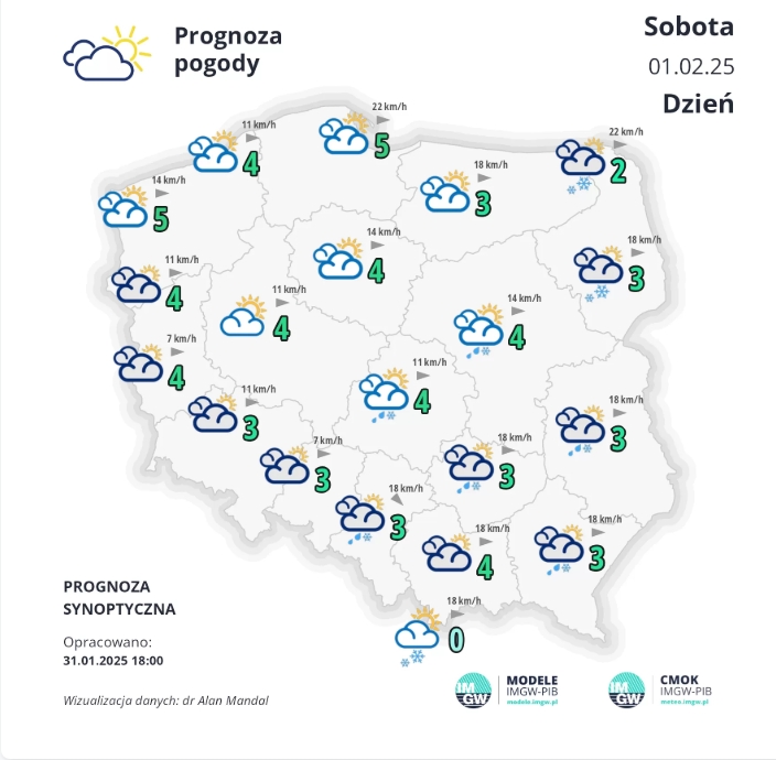 Zrzut ekranu 31 1 2025 182356 meteo.imgw .pl