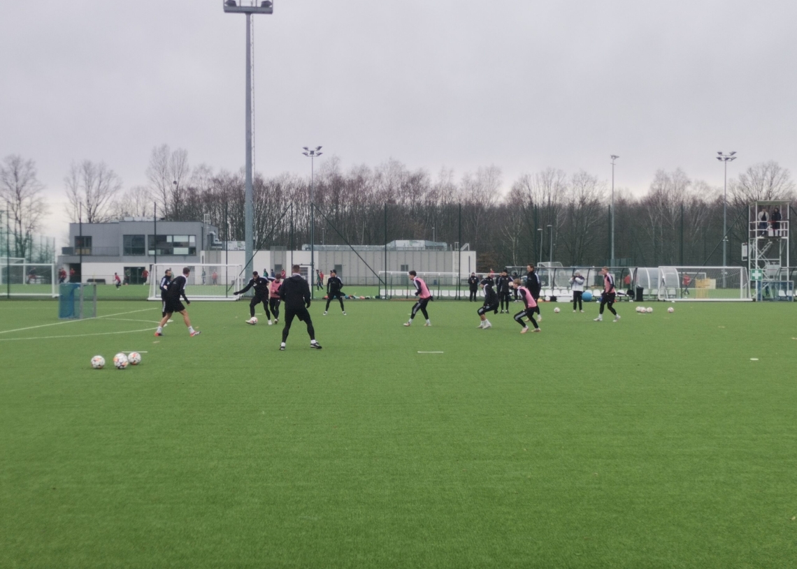 Pierwszy trening ŁKS Łódź w 2025 roku