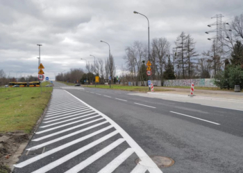 Trwają prace nad stałą organizacją ruchu na ulicy Puszkina. Jezdnia będzie zwężona