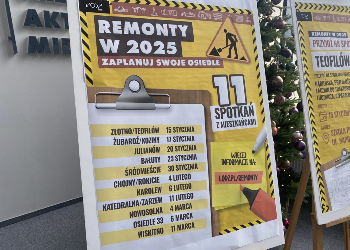 Remonty łódzkich dróg - konsultacje społeczne