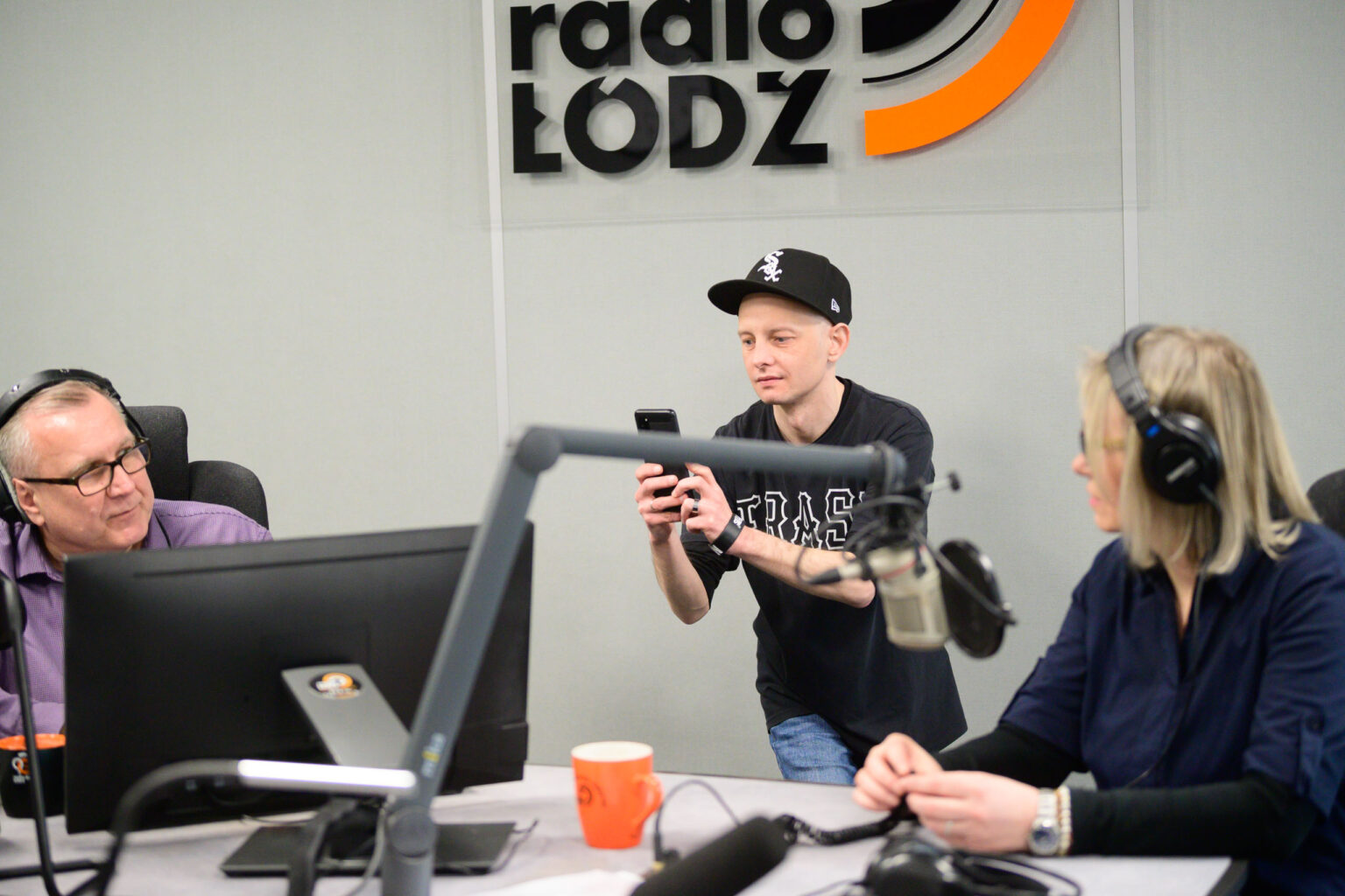 Pani Aneta w Radiu Lodz Fot Sebastian Szwajkowski 19