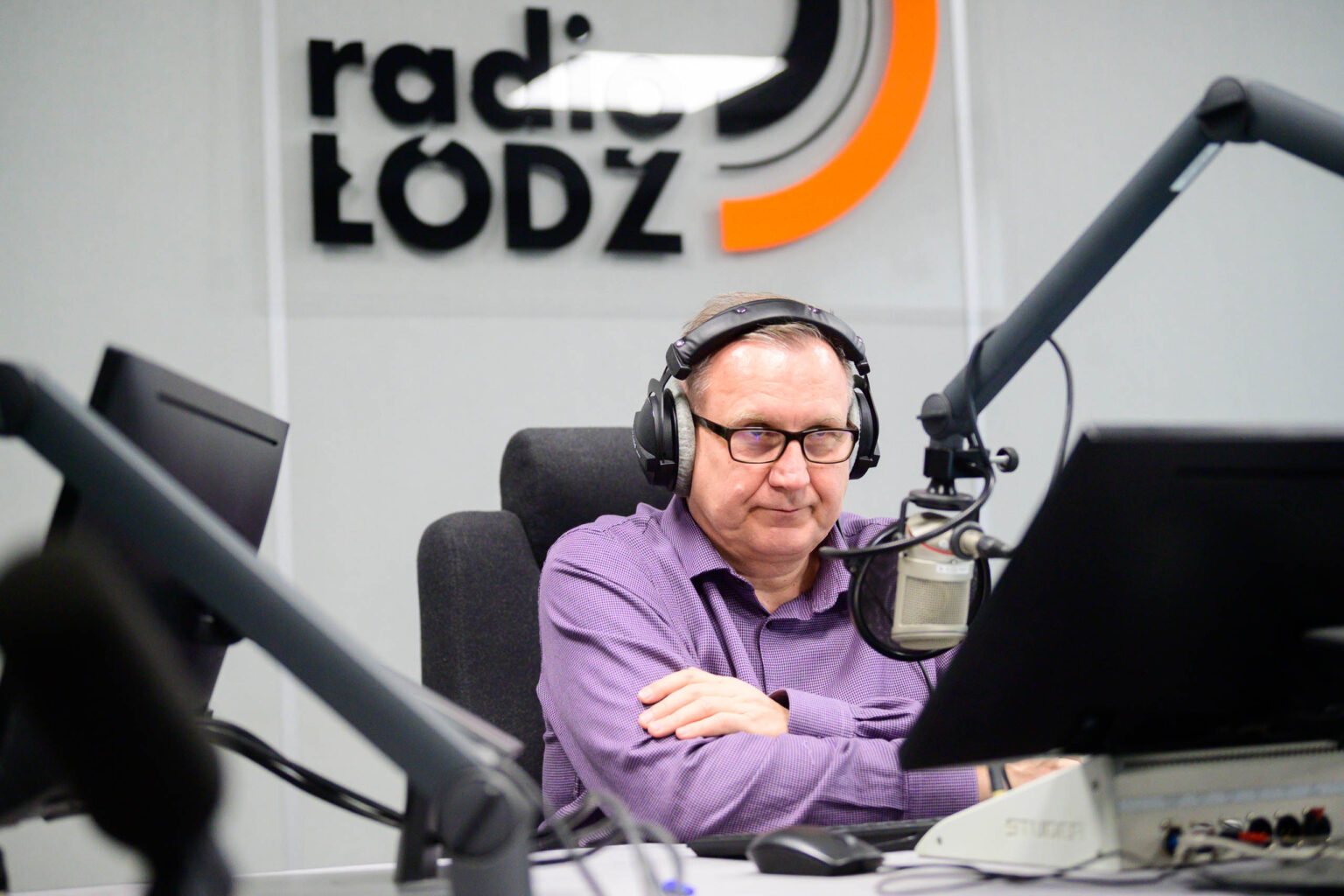Pani Aneta w Radiu Lodz Fot Sebastian Szwajkowski 20