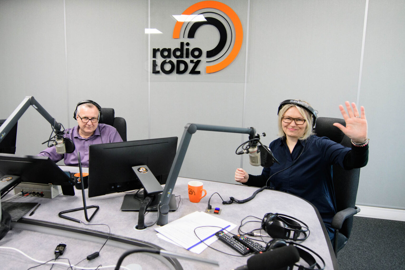 Pani Aneta w Radiu Lodz Fot Sebastian Szwajkowski 32