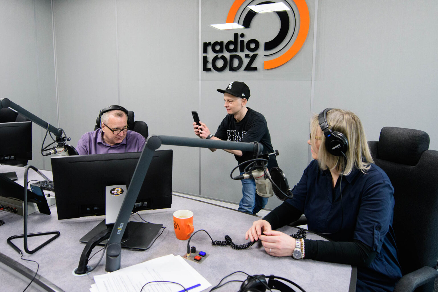 Pani Aneta w Radiu Lodz Fot Sebastian Szwajkowski 33