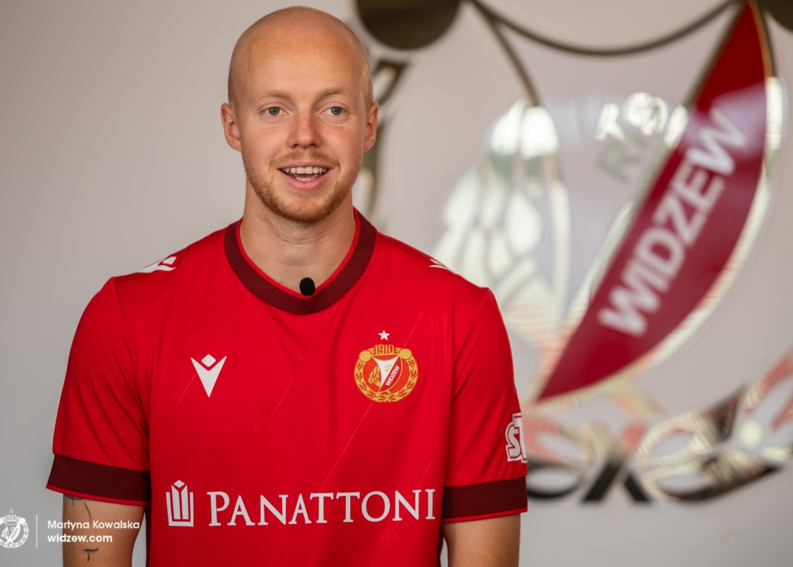 Peter Therkildsen wypożyczony do Widzewa Łódź. 26-latek ma wzmocnić linię obrony 1 Peter Therkildsen wypożyczony do Widzewa Łódź