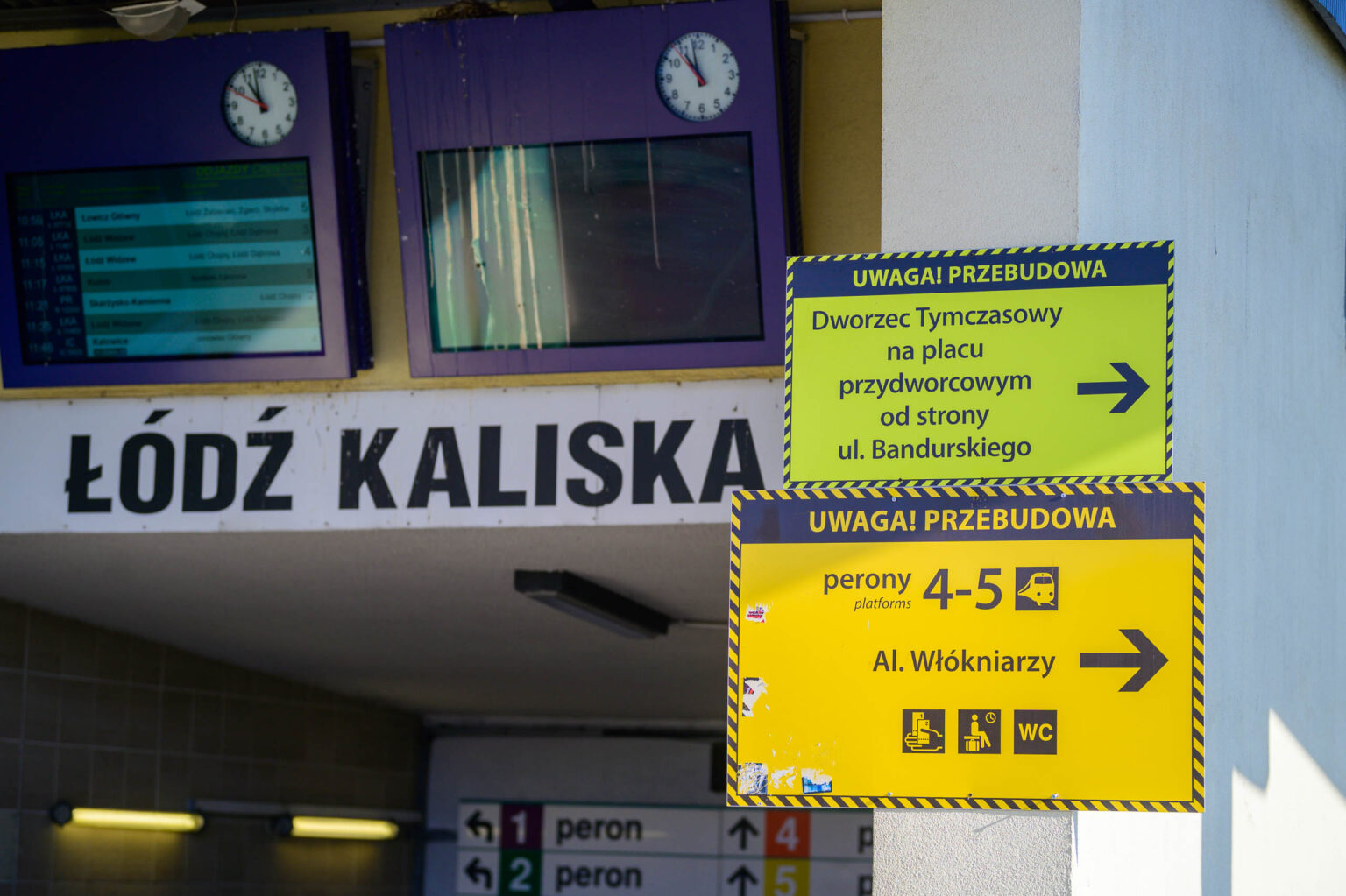 Prolemy z oznaczeniami Dworzec Lodz Kaliska Fot Sebastian Szwajkowski 1