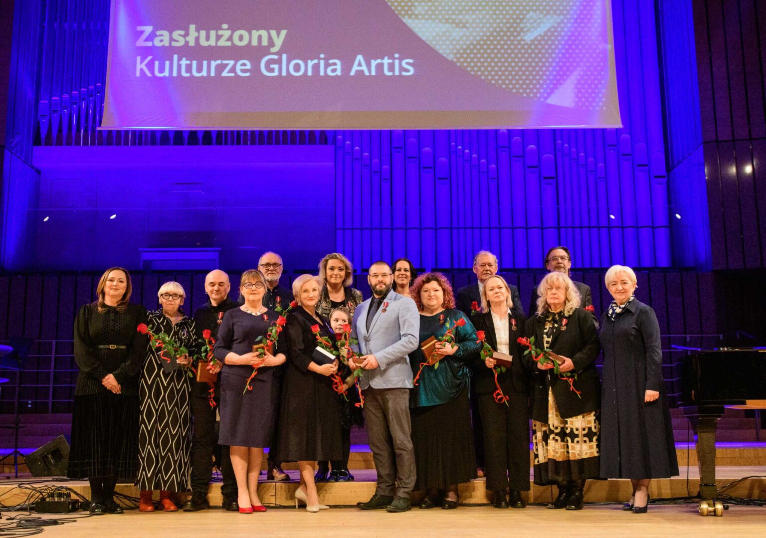 Zasluzeni dla kultury Wojewodztwa Lodzkiego w Filharmonii Fot Sebastian Szwajkowski 23