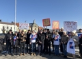 Protest mieszkańców Tomaszowa Mazowieckiego ws. wariantu trasy S12