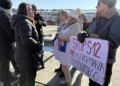 Protest mieszkańców Tomaszowa Mazowieckiego ws. wariantu trasy S12