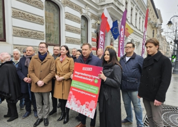 Rządowa ustawa mieszkaniowa. Konferencja Lewicy w Łodzi