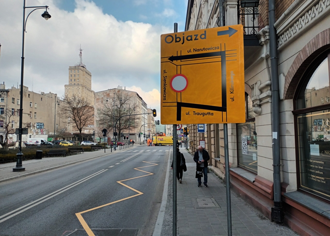 Kierowcy narzekają na utrudnienia w centrum Łodzi