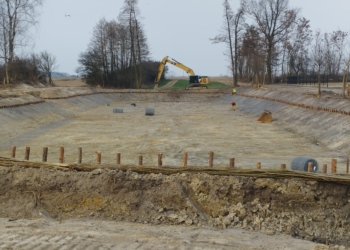 W Krobanowie koło Zduńskiej Woli powstaje zbiornik retencyjny