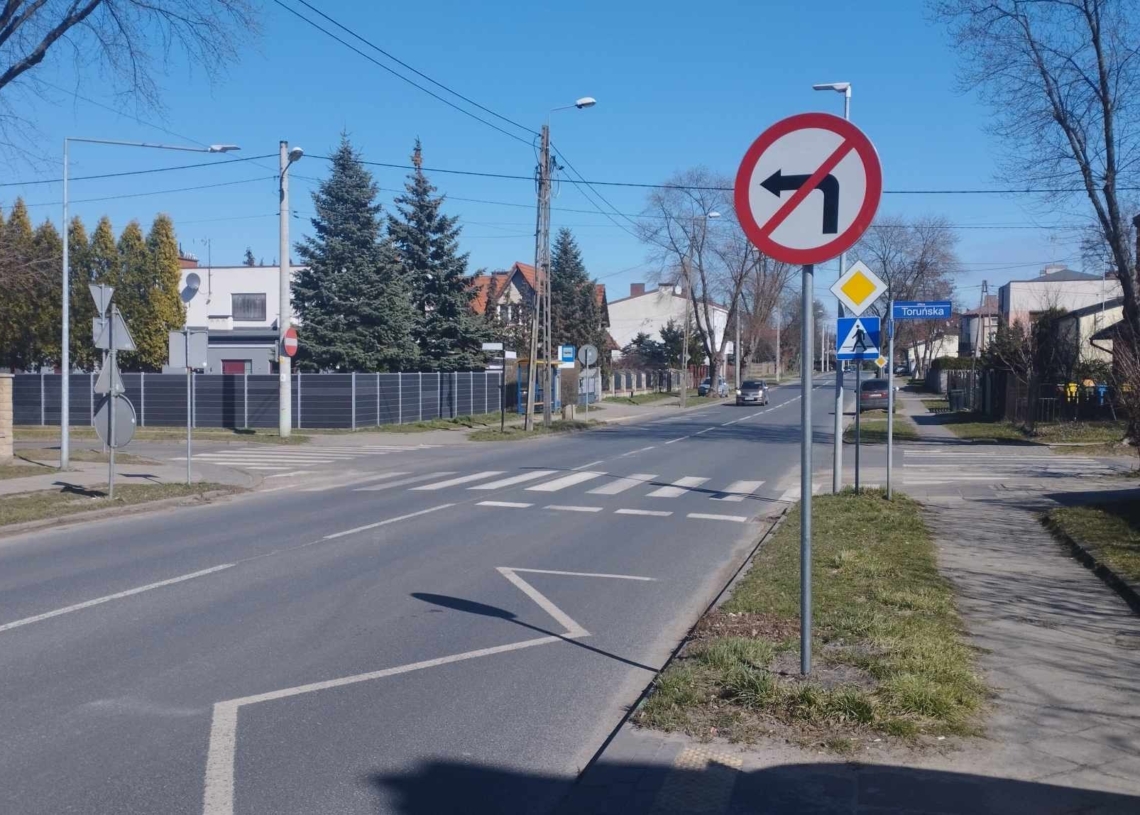 Zmiana organizacji ruchu na pabianickich Piaskach