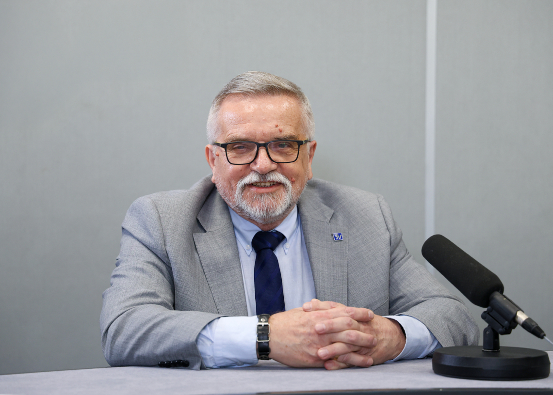 Przemysł zbrojeniowy w Łódzkiem? Gościem Radia Łódź prezes Grupy Niewiadów SA 1 Grzegorz Niedzielski fot. Konrad Ciezki