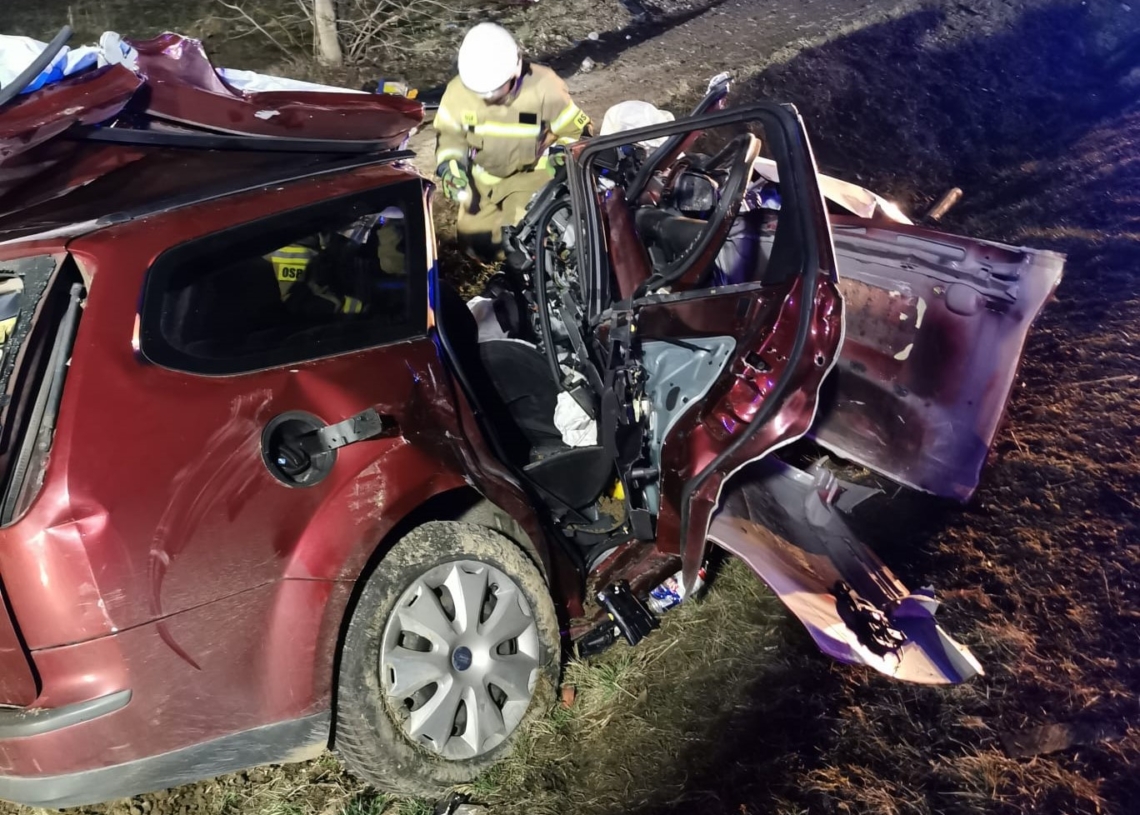 Tragiczny wypadek w powiecie skierniewickim. Nie żyje jedna osoba