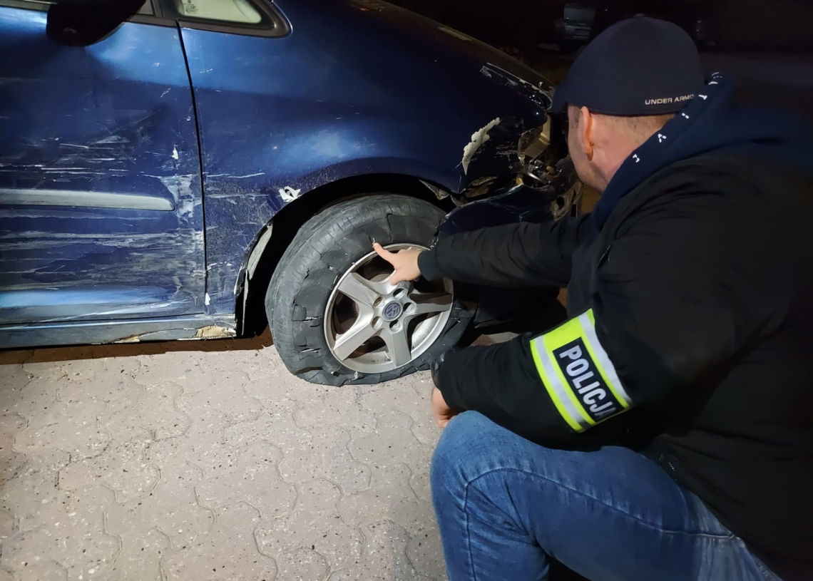Nocna strzelanina w Zduńskiej Woli. Pijany kierowca jest już w areszcie
