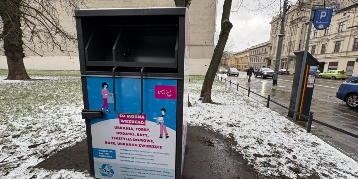Nowe zasady segregacji odpadów. W Łodzi już ponad 50 pojemników na odzież