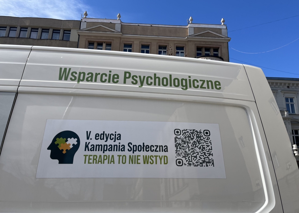 W pasażu Schillera stanął mobilny gabinet terapeutyczny
