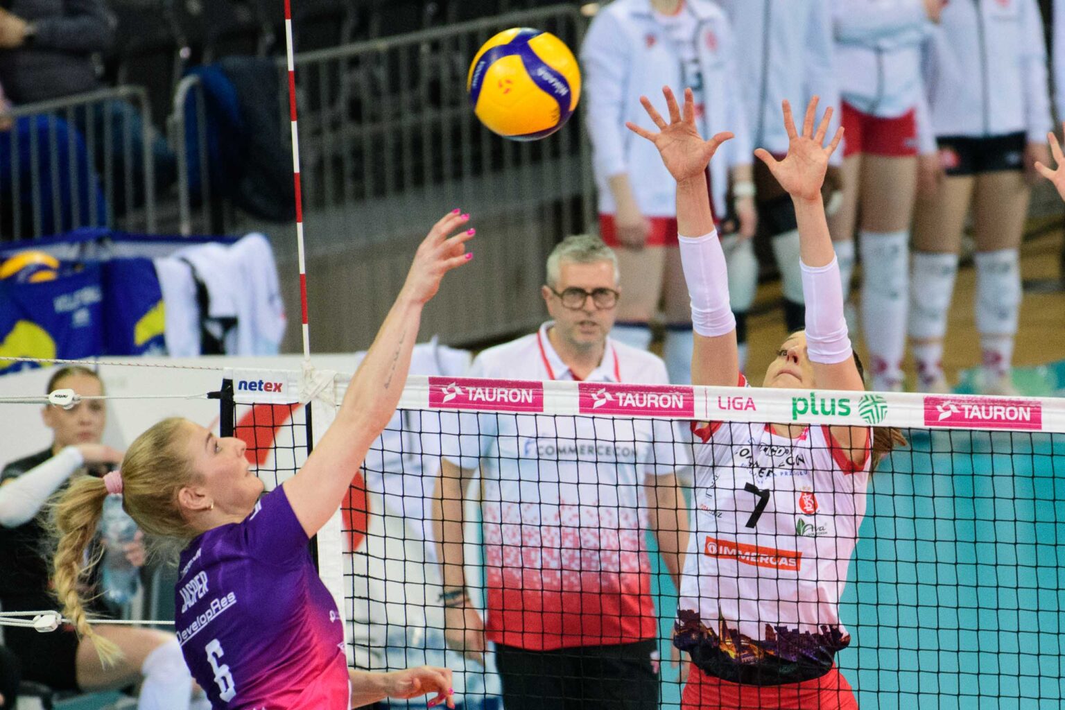 LKS Commercecon vs Developres Rzeszow Fot Sebastian Szwajkowski 12
