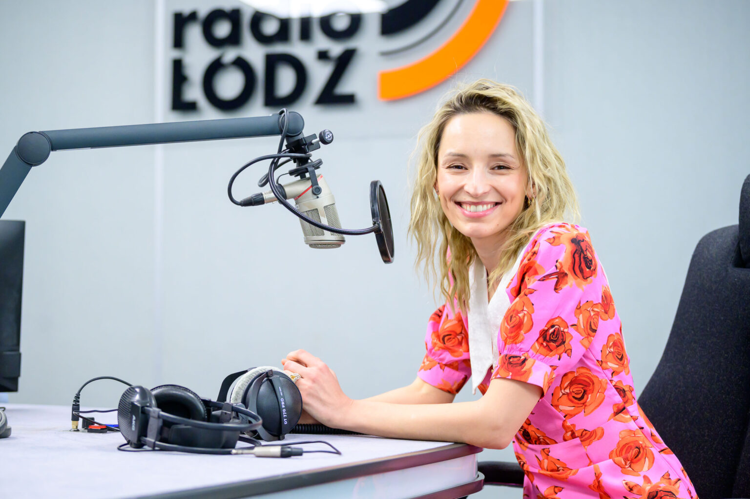 Pola Blasik w Radiu Lodz Fot Sebastian Szwajkowski 11