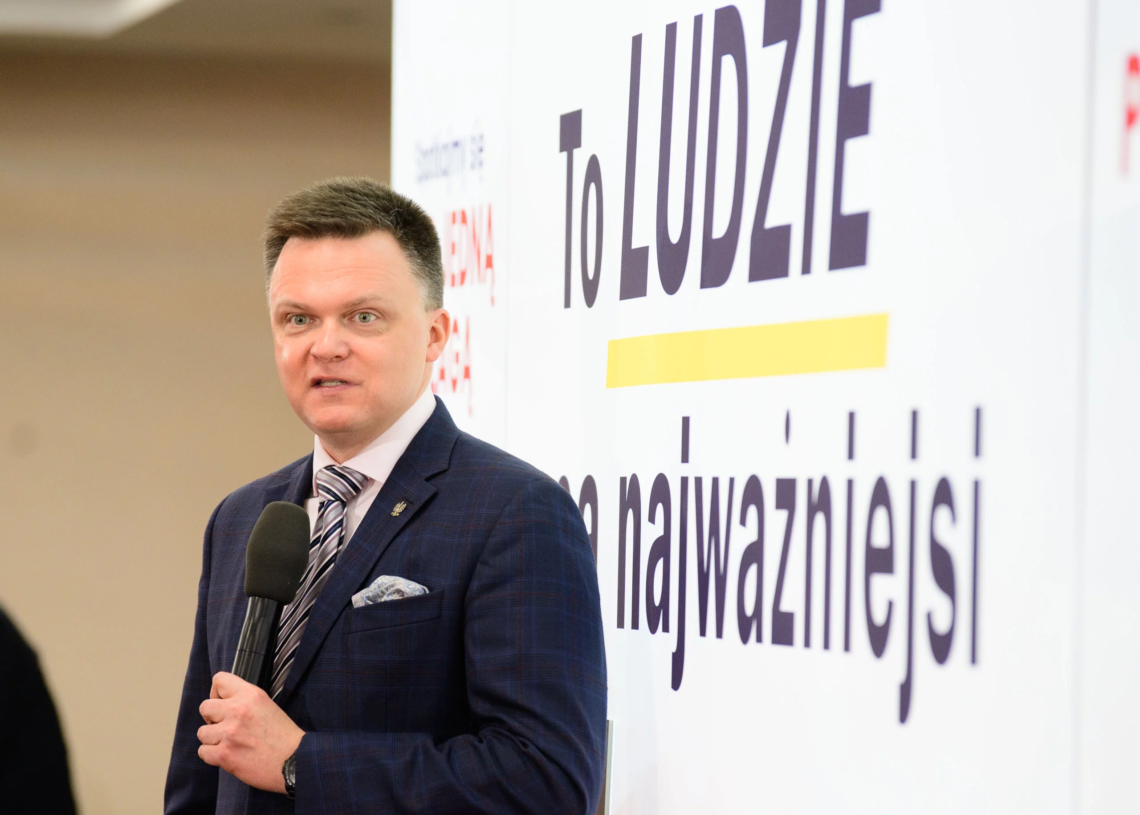 Szymon Hołownia w Łodzi. Kandydat na prezydenta RP: „będę budować sojusze z innymi krajami” [ZDJĘCIA]