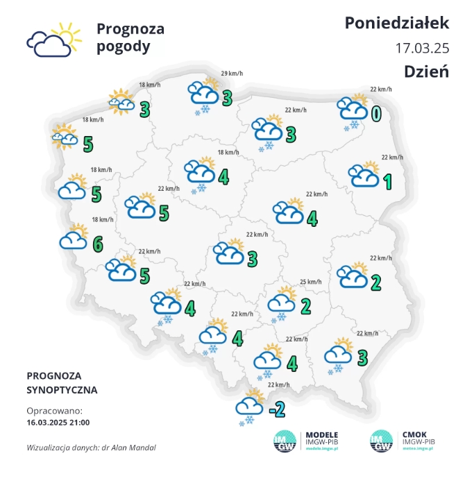 Zrzut ekranu 16 3 2025 21259 meteo.imgw .pl