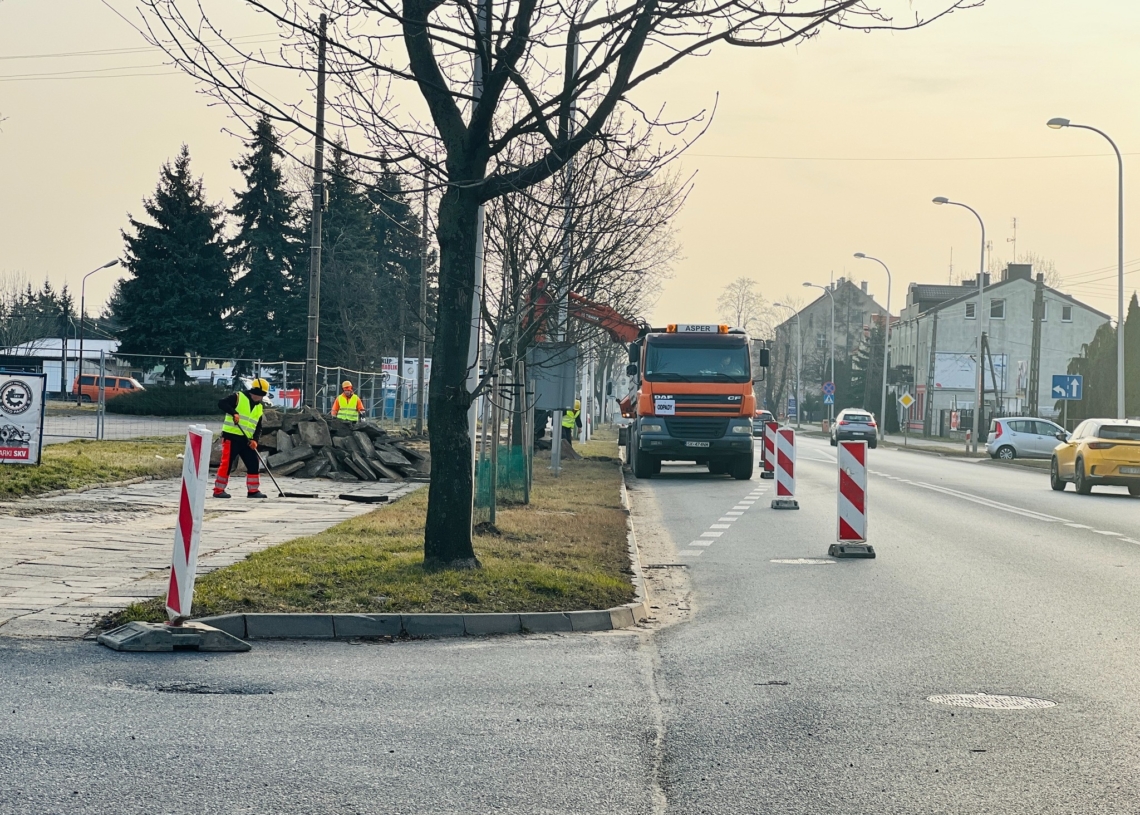 Modernizacja chodnika na ul. POW w Sieradzu