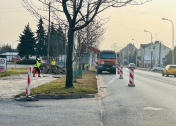 Modernizacja chodnika na ul. POW w Sieradzu