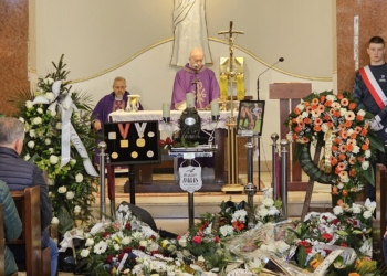 Pożegnanie Bogdana Darasa na piotrkowskim cmentarzu