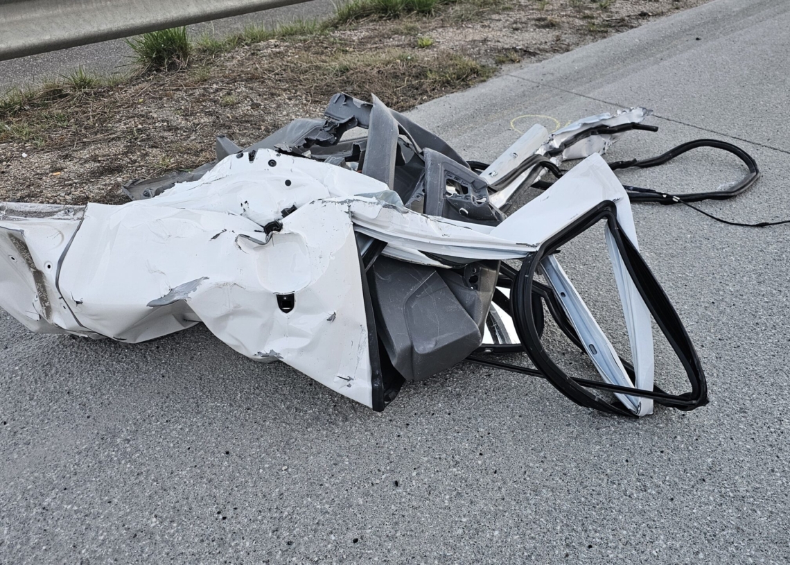 Zderzenie dwóch busów i utrudnienia na A1