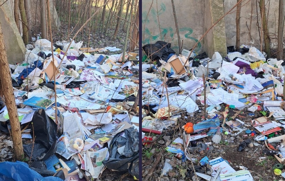 Dane osobowe jak śmieci. Dokumenty na wysypisku