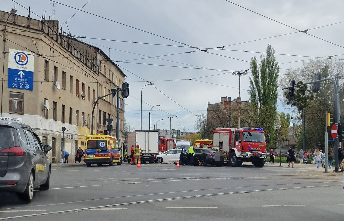 Wypadek na Bałutach