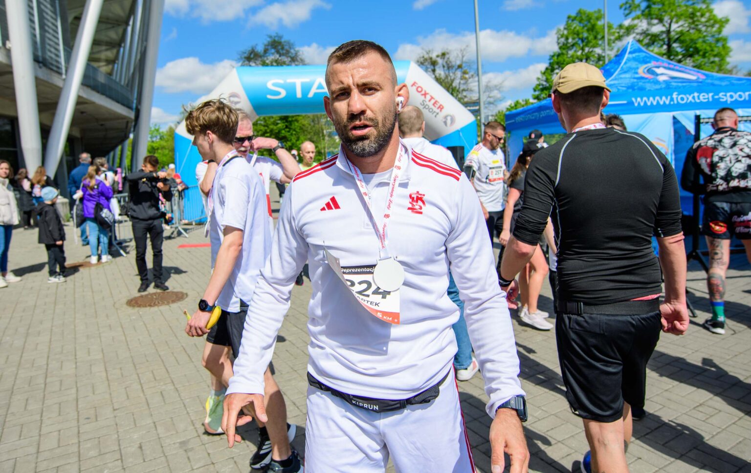 Bieg LKS i spotkanie z siatkarkami Fot Sebastian Szwajkowski 6