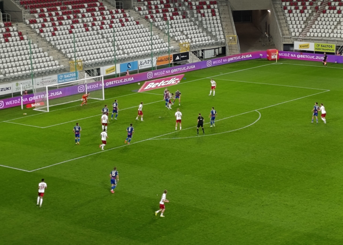 Niespodzianka na Stadionie Króla. ŁKS II Łódź – Polonia Bytom 2:0 [ZDJĘCIA]