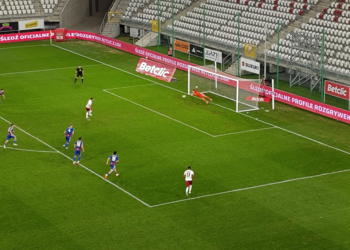 Niespodzianka na Stadionie Króla. ŁKS II Łódź – Polonia Bytom 2:0 [ZDJĘCIA]