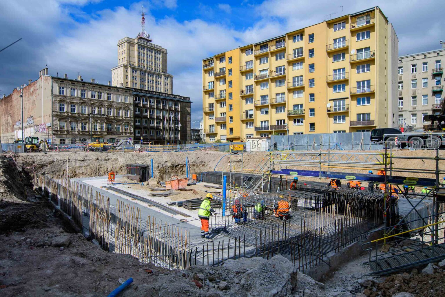 KDP teren budowy komora Lodz Fabryczna Fot Sebastian Szwajkowski 10