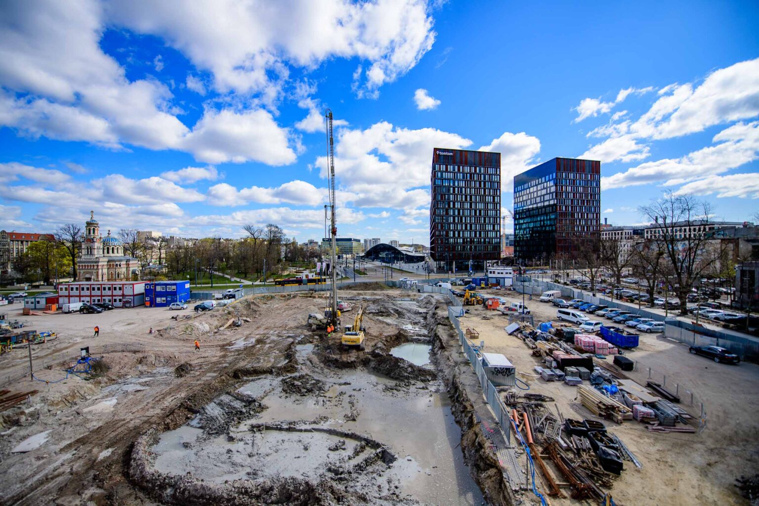 KDP teren budowy komora Lodz Fabryczna Fot Sebastian Szwajkowski 20