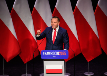 Karol Nawrocki w Pabianicach: „Nie dla Zielonego Ładu!” [ZDJĘCIA]
