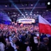 Konwencja Karola Nawrockiego w hali EXPO. Poparcia udzielił mu prezydent Andrzej Duda
