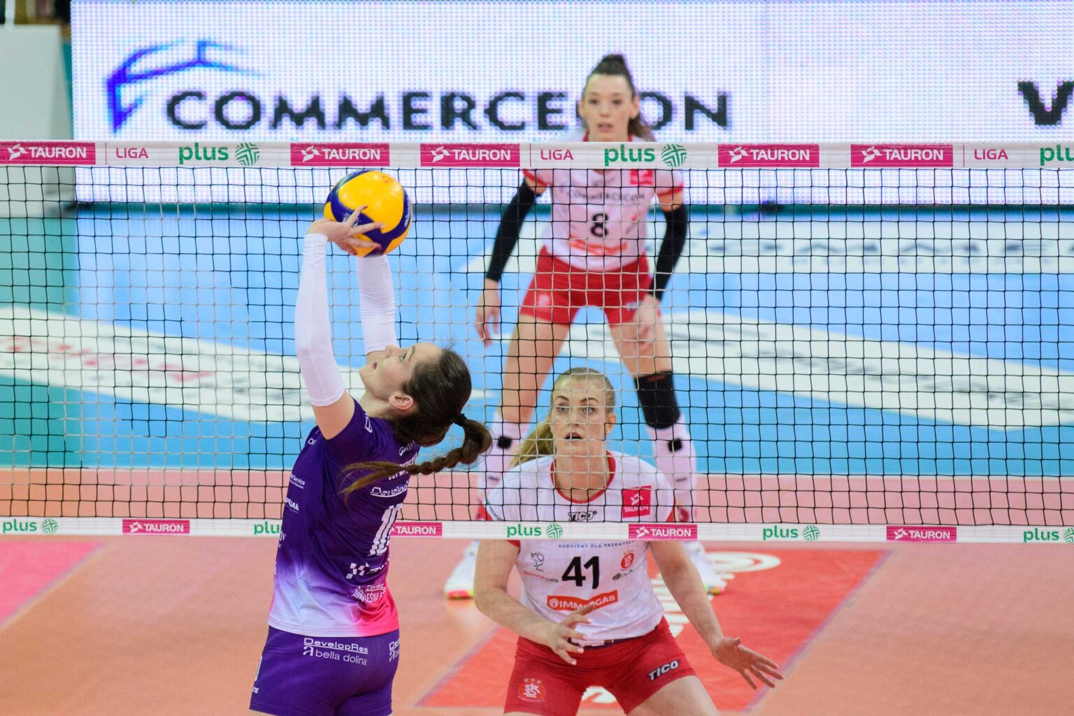 LKS Commercecon vs DevelopRes Rzeszow Fot Sebastian Szwajkowski 14