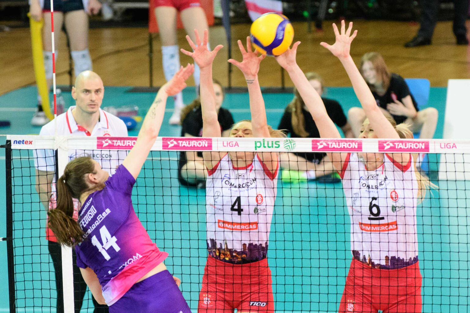 LKS Commercecon vs DevelopRes Rzeszow Fot Sebastian Szwajkowski 19