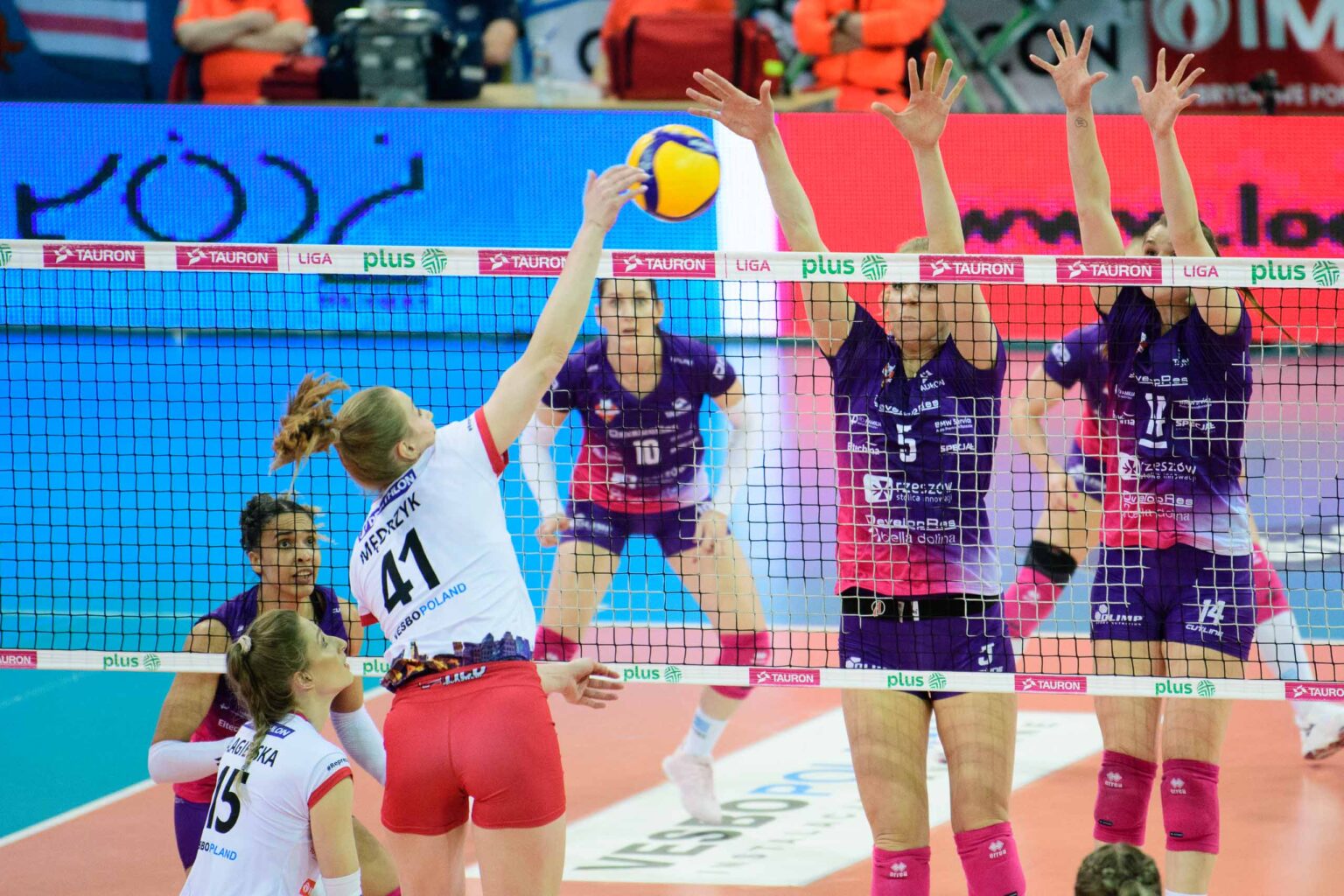 LKS Commercecon vs DevelopRes Rzeszow Fot Sebastian Szwajkowski 26
