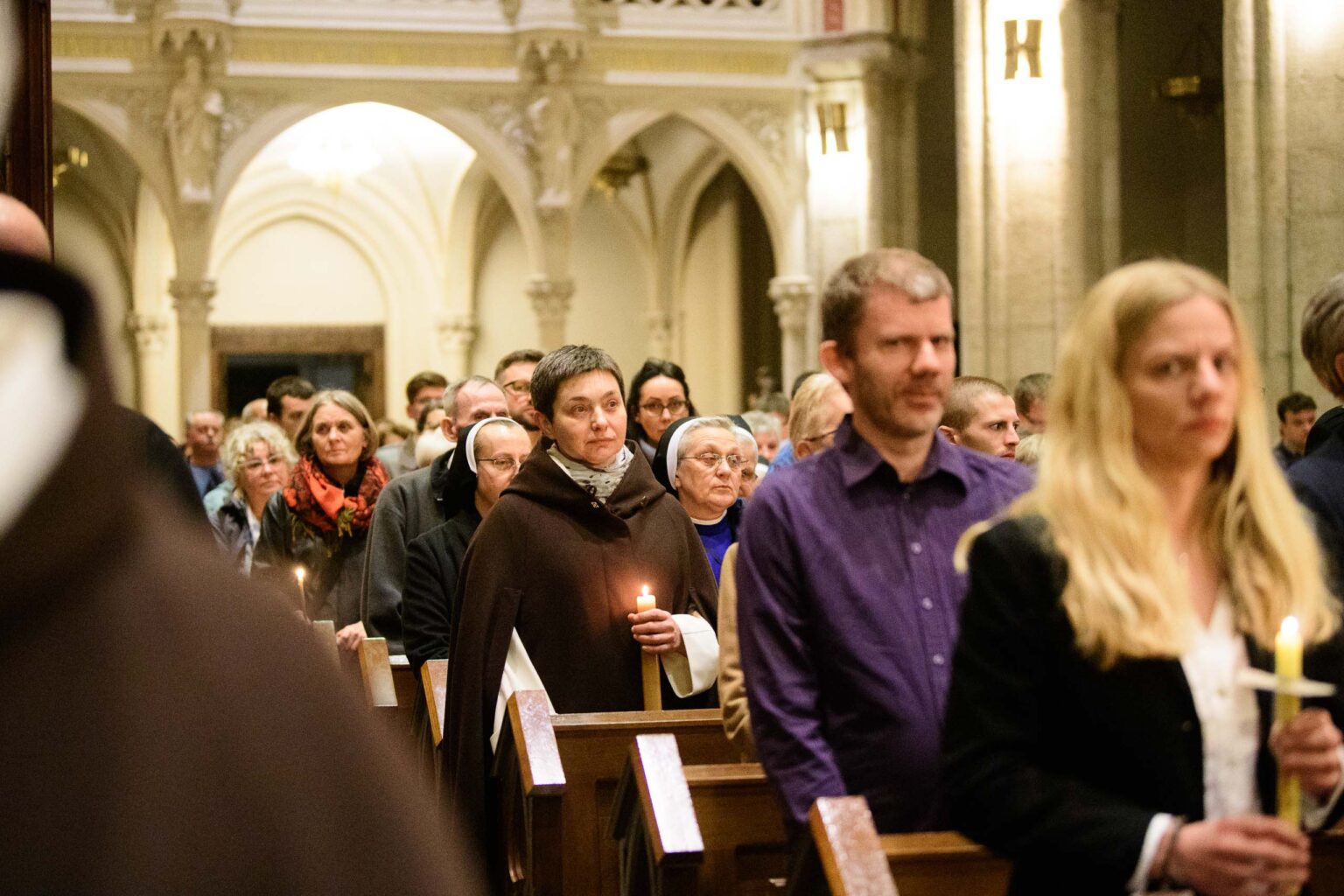 Liturgia w Wielka Sobote w lodzkiej Katedrze Fot Sebastan Szwajkowski 23