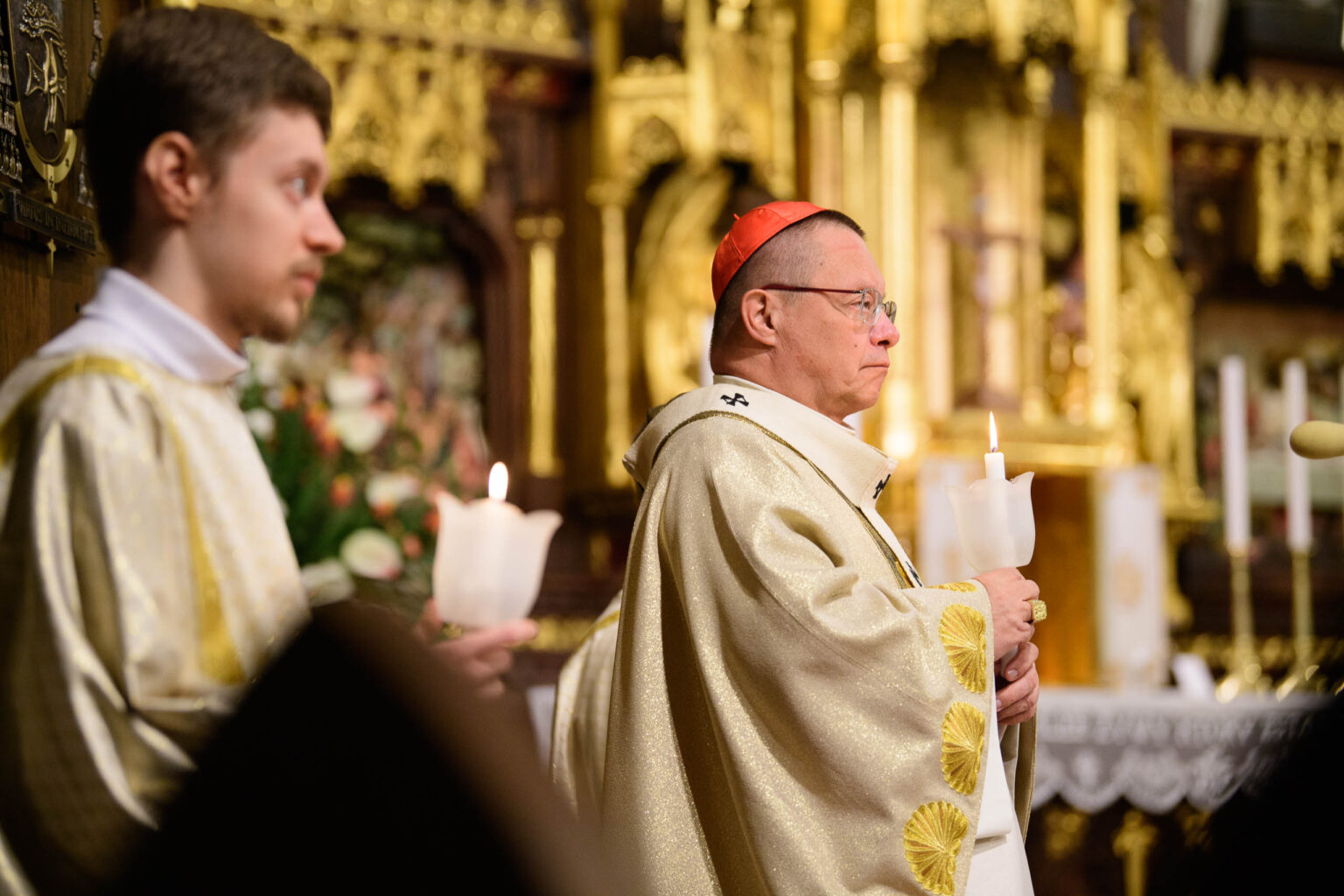 Liturgia w Wielka Sobote w lodzkiej Katedrze Fot Sebastan Szwajkowski 24