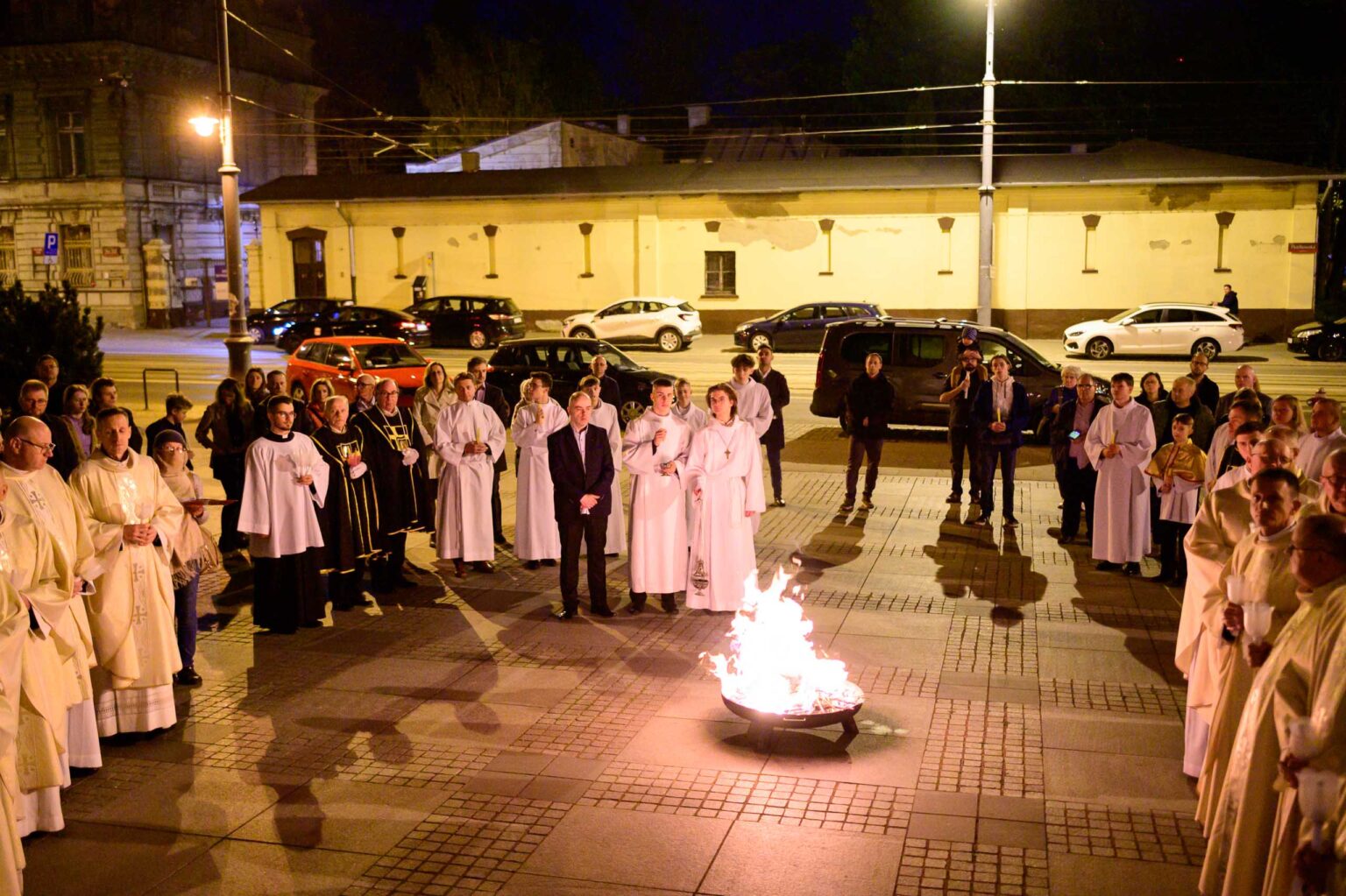 Liturgia w Wielka Sobote w lodzkiej Katedrze Fot Sebastan Szwajkowski 3