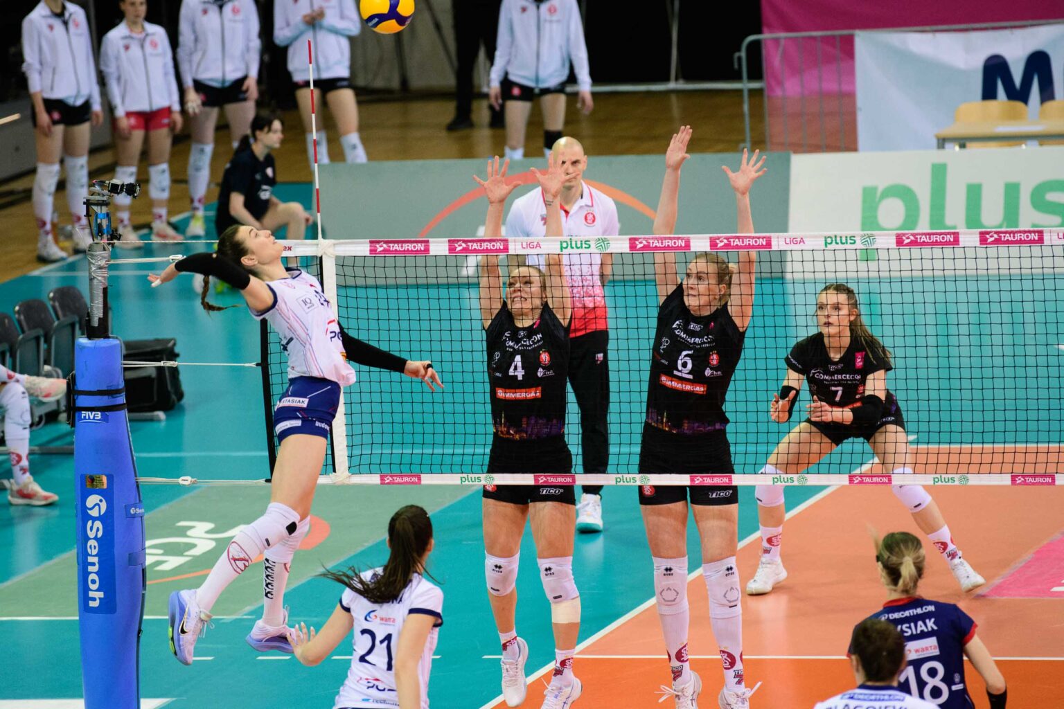 Siatkarskie derby Lodzi 2 mecz Fot Sebastian Szwajkowski 21